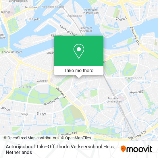 Autorijschool Take-Off Thodn Verkeerschool Hers map