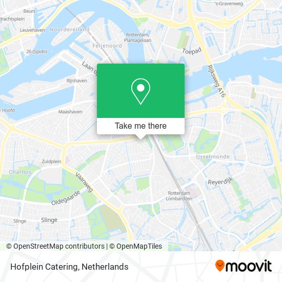 Hofplein Catering map