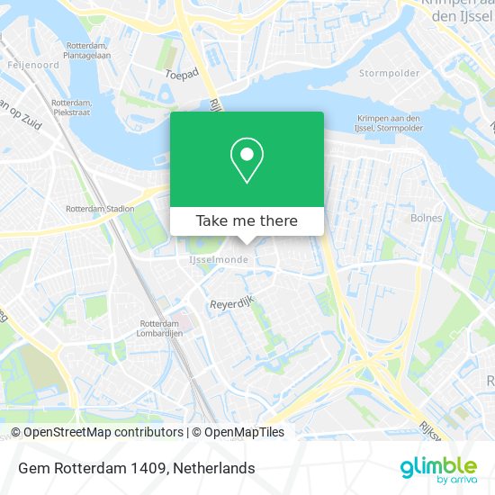 Gem Rotterdam 1409 map