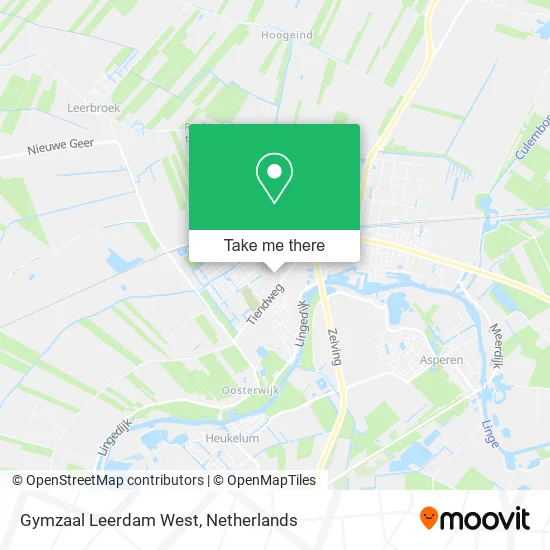 Gymzaal Leerdam West map