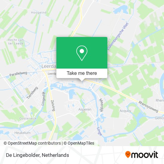 De Lingebolder map