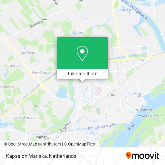 Kapsalon Mariska map