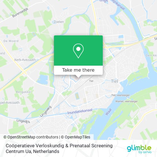Coöperatieve Verloskundig & Prenataal Screening Centrum Ua map
