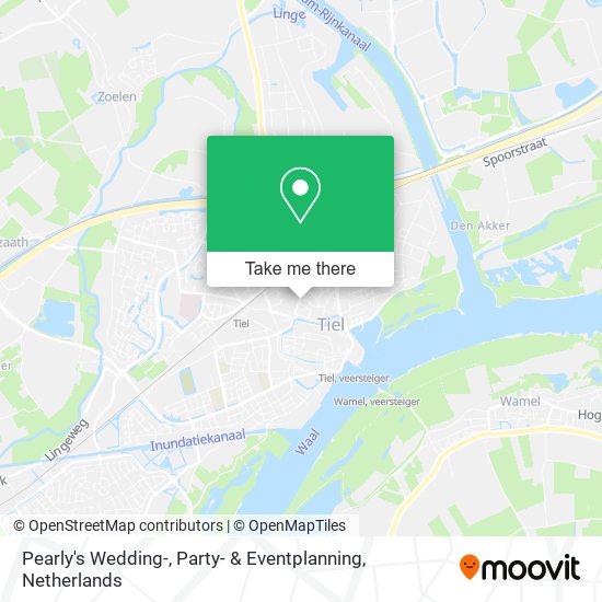 Pearly's Wedding-, Party- & Eventplanning map