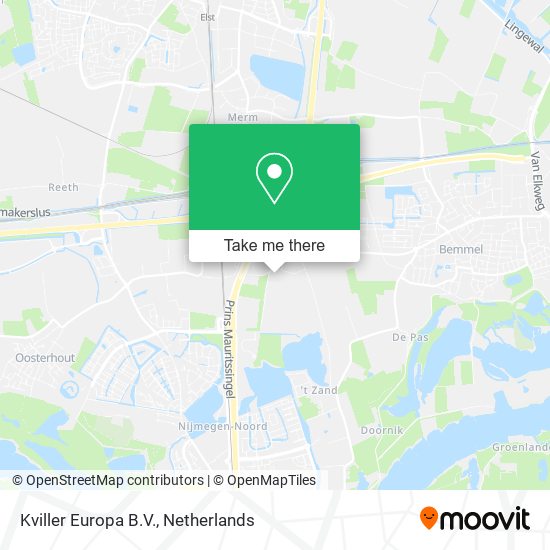 Kviller Europa B.V. map