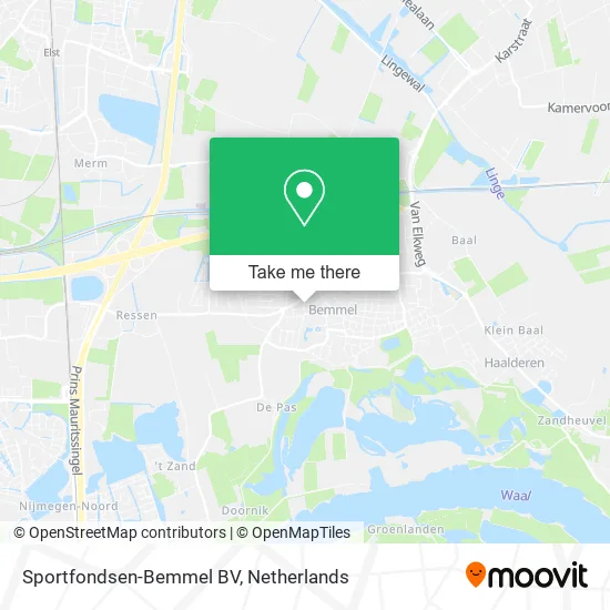 Sportfondsen-Bemmel BV map