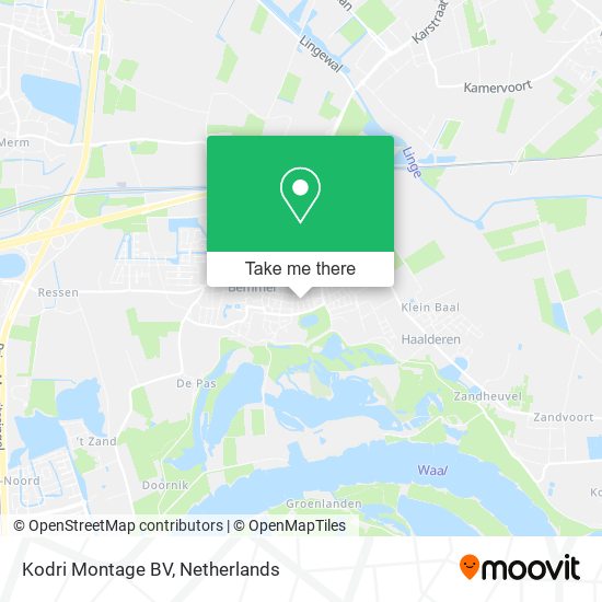 Kodri Montage BV map