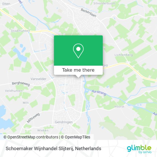 Schoemaker Wijnhandel Slijterij Karte