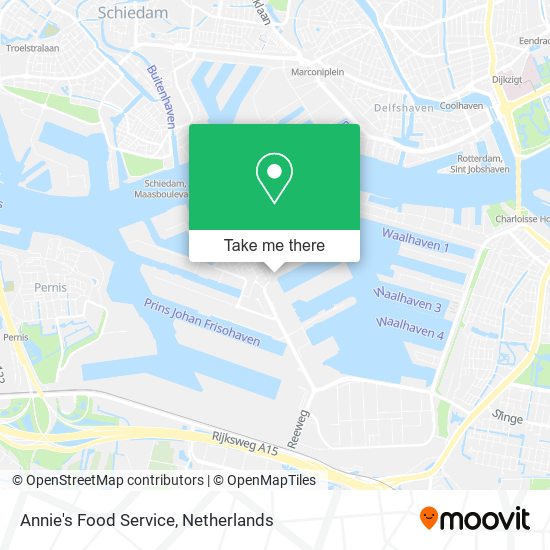 Annie's Food Service map