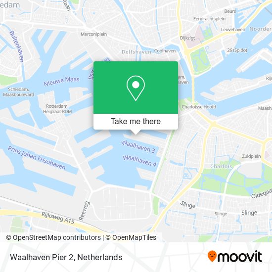 Waalhaven Pier 2 map