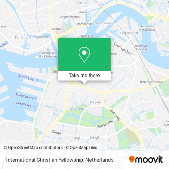 International Christian Fellowship map