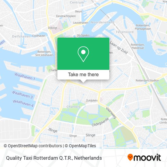 Quality Taxi Rotterdam Q.T.R. Karte