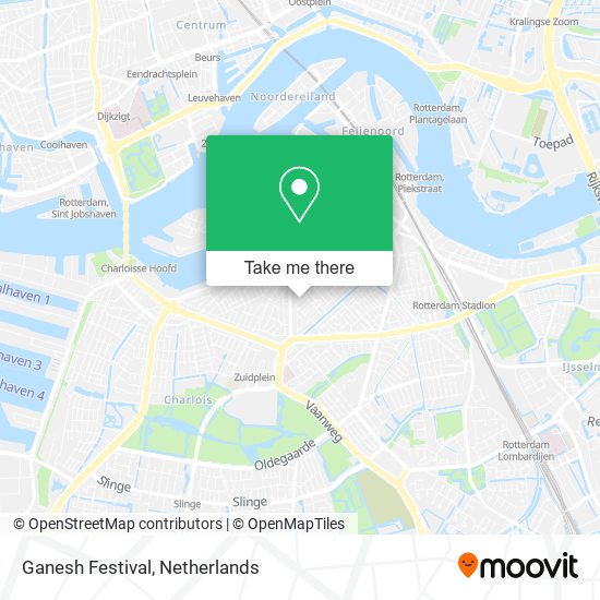 Ganesh Festival map