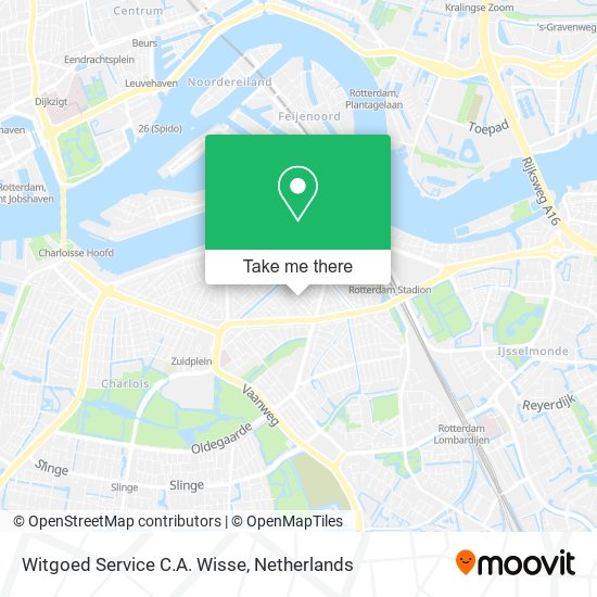 Witgoed Service C.A. Wisse map