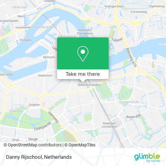 Danny Rijschool map