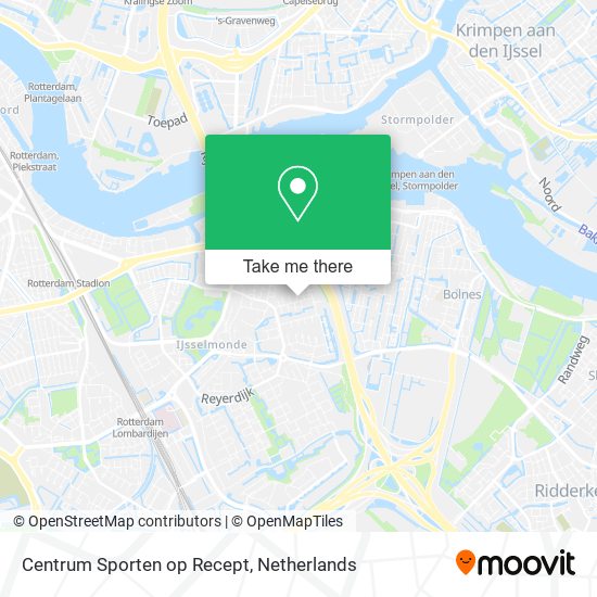 Centrum Sporten op Recept Karte