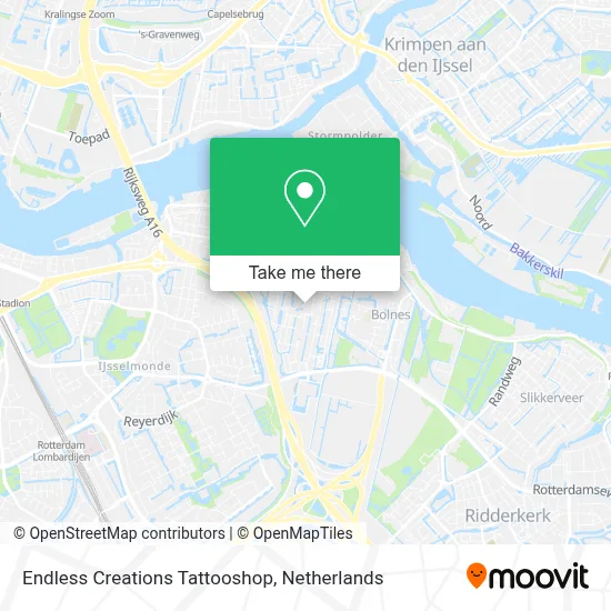 Endless Creations Tattooshop map