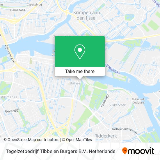 Tegelzetbedrijf Tibbe en Burgers B.V. map