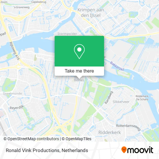 Ronald Vink Productions map