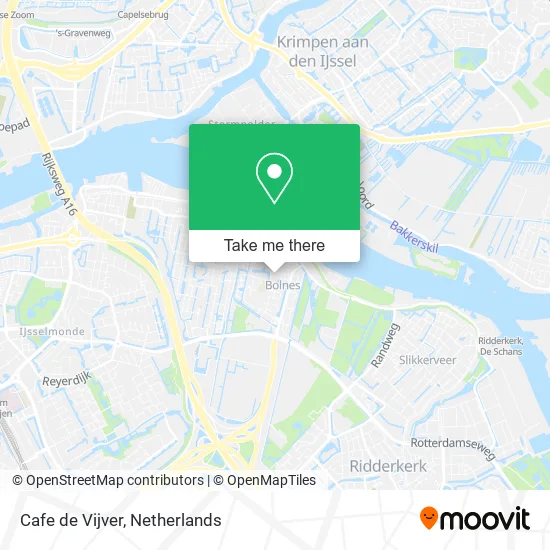Cafe de Vijver map