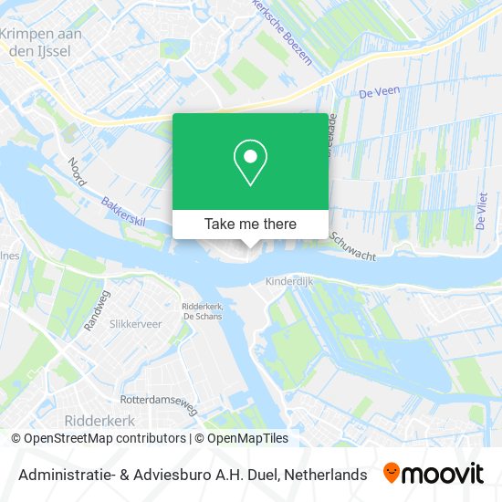 Administratie- & Adviesburo A.H. Duel Karte