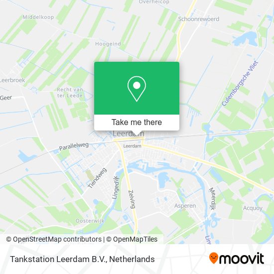 Tankstation Leerdam B.V. map