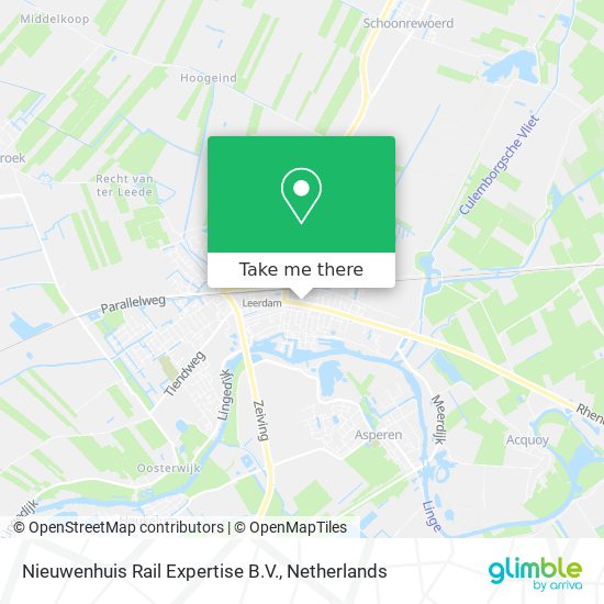 Nieuwenhuis Rail Expertise B.V. Karte