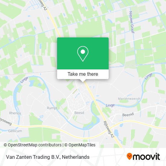 Van Zanten Trading B.V. Karte