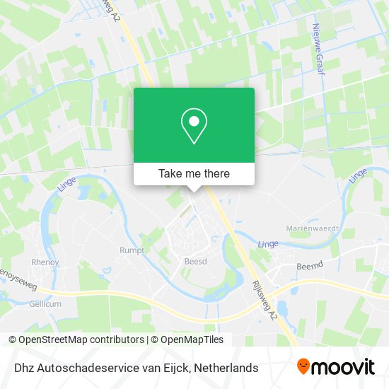 Dhz Autoschadeservice van Eijck Karte