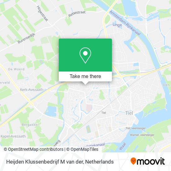 Heijden Klussenbedrijf M van der map