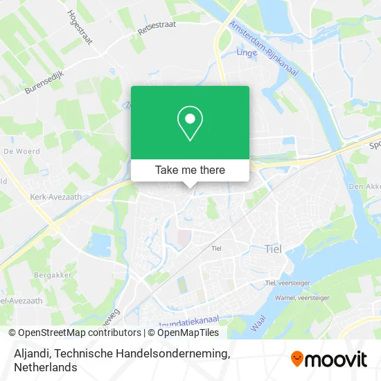 Aljandi, Technische Handelsonderneming Karte