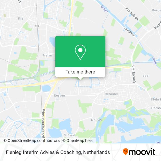 Fienieg Interim Advies & Coaching map