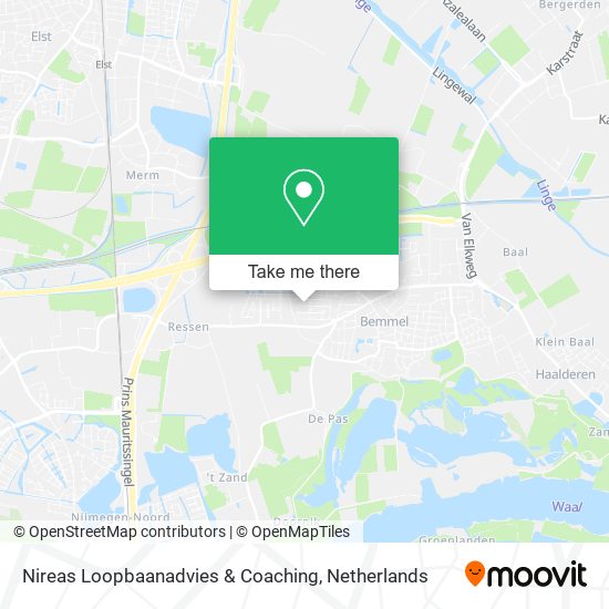 Nireas Loopbaanadvies & Coaching map