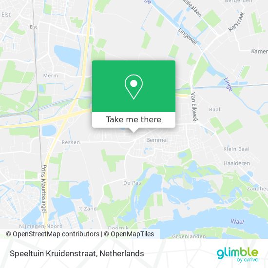 Speeltuin Kruidenstraat Karte