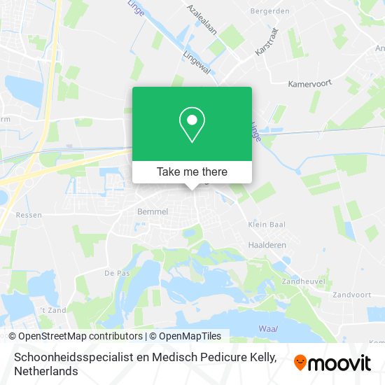 Schoonheidsspecialist en Medisch Pedicure Kelly map