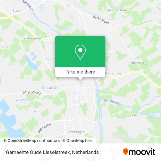 Gemeente Oude IJsselstreek map