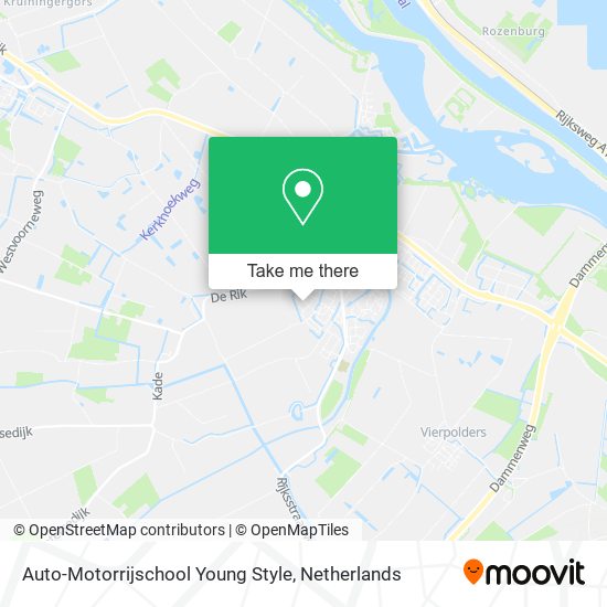 Auto-Motorrijschool Young Style map