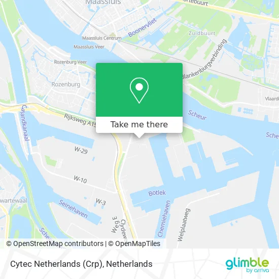 Cytec Netherlands (Crp) map