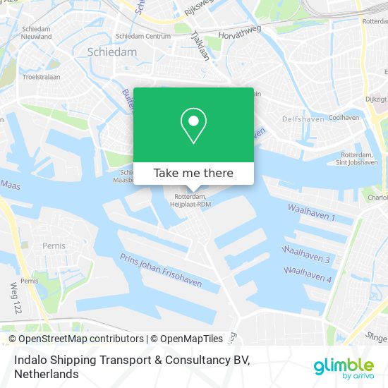 Indalo Shipping Transport & Consultancy BV map