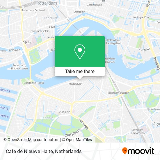 Cafe de Nieuwe Halte map