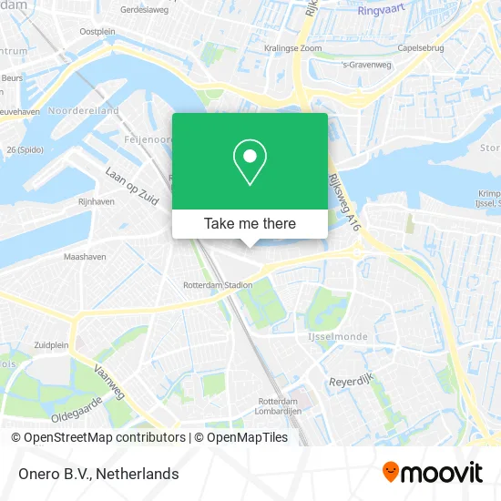 Onero B.V. map