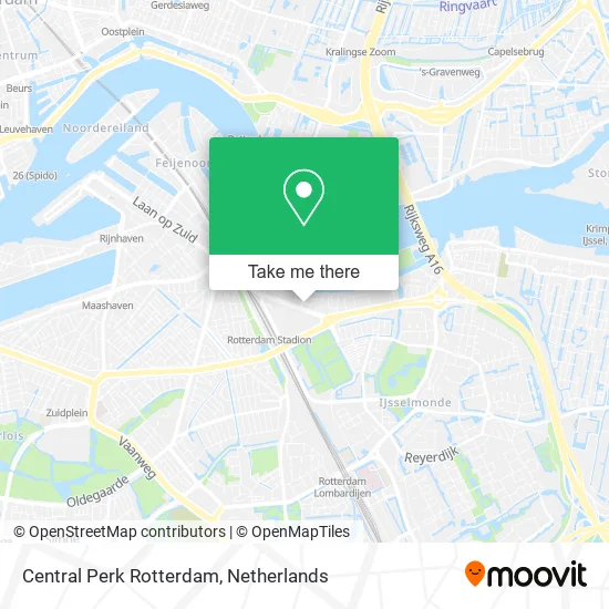 Central Perk Rotterdam map