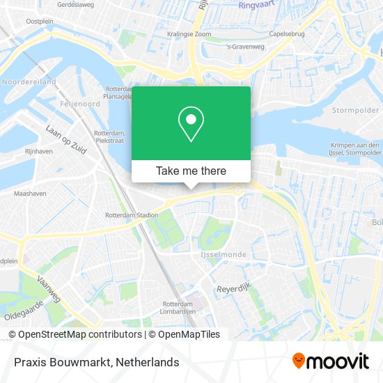 Praxis Bouwmarkt map