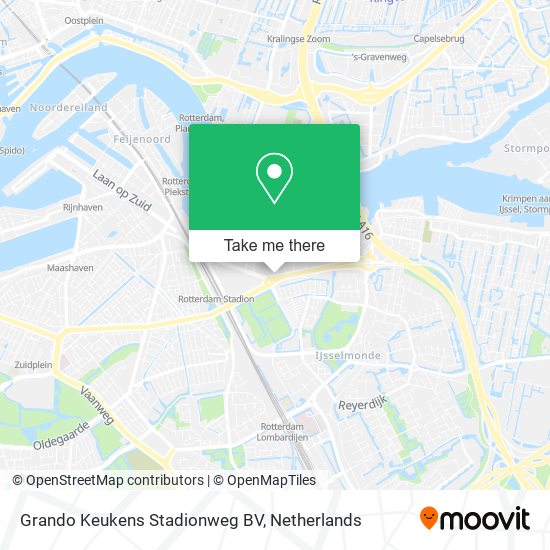 Grando Keukens Stadionweg BV map