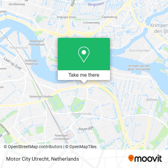 Motor City Utrecht map