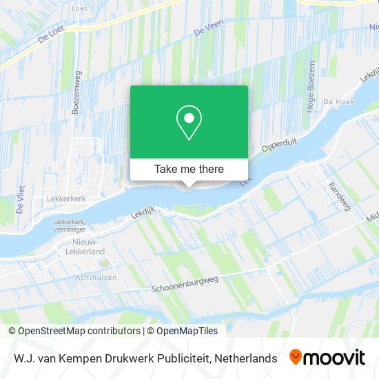 W.J. van Kempen Drukwerk Publiciteit map
