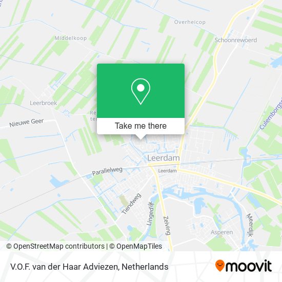 V.O.F. van der Haar Adviezen Karte