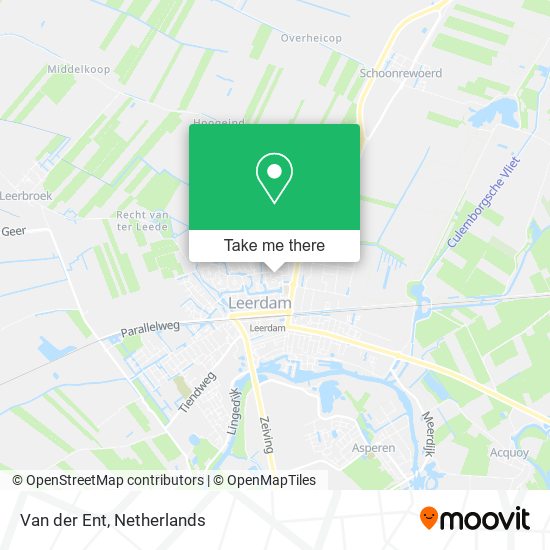 Van der Ent map