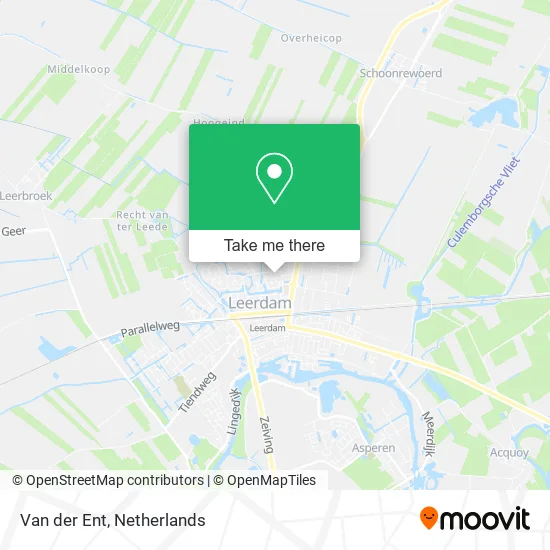 Van der Ent map