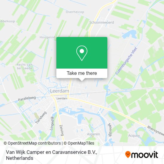 Van Wijk Camper en Caravanservice B.V. Karte